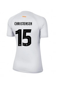 Barcelona Andreas Christensen #15 Voetbaltruitje 3e tenue Dames 2022-23 Korte Mouw